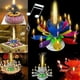 thumbnail image 4 of Rotating Lotus Flower Candle with Music, Floral Birthday Cake Decoration, Magic Musical Birthday Candle, 4 of 5