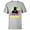 Athletic Heather, variant on Darth Vader Bold Graphic Retro Eighties ‘80s Vibe - Short Sleeve T-Shirt for Kids - Customized-Athletic Heather