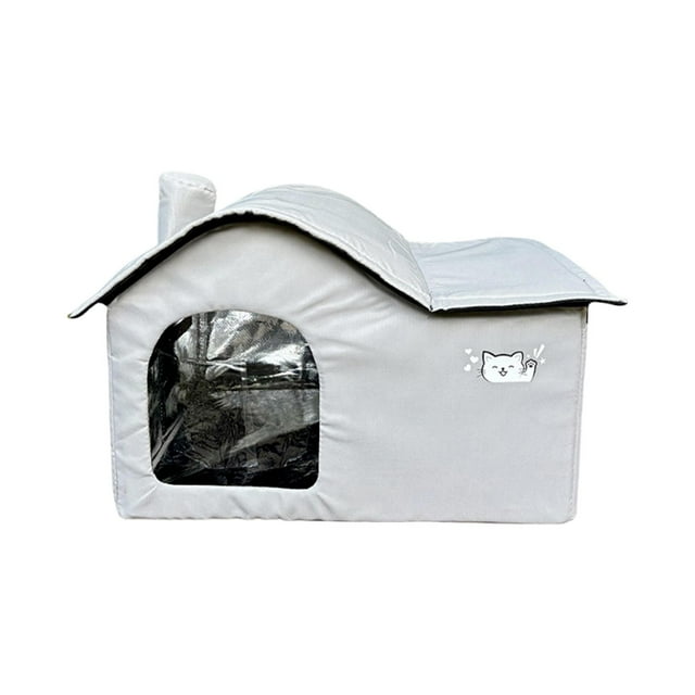 Cama plegable para gatos callejeros, resistente a la intemperie, impermeable, versátil y para gatos callejeros. L