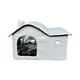 thumbnail image 1 of Refugio para gatos callejeros, casa exterior plegable, impermeable, cueva para gatos, cama para gatitos de interior, animales pequeños, patio, garaje L, 1 of 8