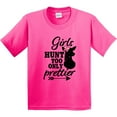 thumbnail image 3 of Inktastic Hunting Girls Hunt Too Only Prettier with Doe and Arrow Youth T-Shirt, 3 of 5