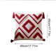 thumbnail image 3 of BohemianStyle Tufted Throw Pillow Cover 5 Colors Available Geometric DiamondPattern Cushion Cover With Tassels Ideal For Sofas Beds And Home Decor, 3 of 6