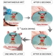 thumbnail image 2 of FMSHPON Merry Christmas Deer Set of 8 Round Coaster for Drinks, Absorbent Ceramic Stone Coasters Cup Mat with Cork Base for Home Kitchen Room Coffee Table Bar Decor, 2 of 6