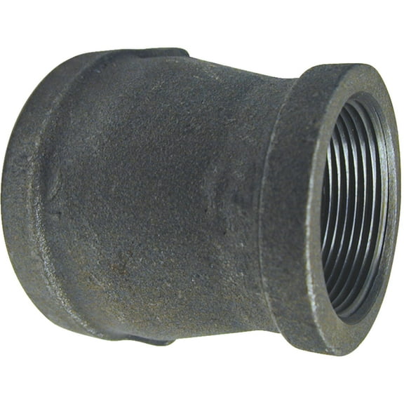 Southland 2 In. x 1-1/4 In. Malleable Black Iron Reducing Coupling 521-386HN