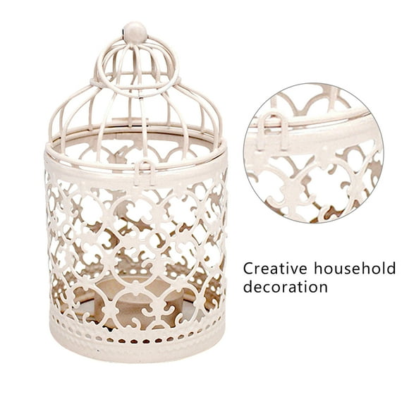 Home Living Room Bedroom Birdcage Candle Lantern birdcage centerpiece Vintage Decorative Centerpieces Wedding Party Decoration