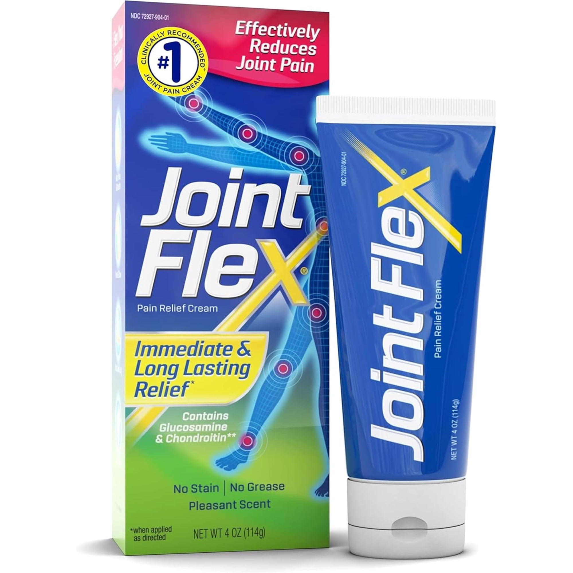 JointFlex Pain Relief Cream for Joint & Arthritis Pain, 4 Ounce Tube