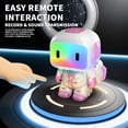 thumbnail image 6 of Interactive Touch & Remote Control Robot - Programmable Dancing Robot with Light, Music, Voice Recorder, Smart Educational Toy Gift for Kids Age 2 3 4 5 6,Pink, 6 of 7