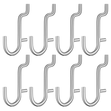 

40 pcs Pegboard Hooks Stainless Steel Hook Peg Board Jewelry Keys Display Hooks