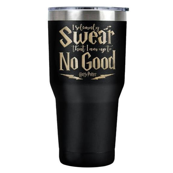 Harry Potter No Good Stainless Steel Tumbler 30 oz Coffee Travel Cup, Vacuum Insulated & Double Wall with Leakproof Sliding Lid