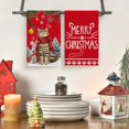 thumbnail image 5 of &nbsp;SOME THING Xmas Tree Cat Merry Christmas Kitchen Towels Dish Towels, 18x26 Inch Box Winter Decoration Hand Towels Set of 2, 5 of 6