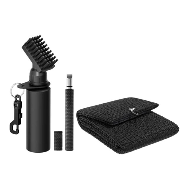 Cepillo de limpieza para palos de golf,Limpiador de cepillos para palos de golf con clip de retención,Cepillo de ranura limpiador profesional para palos de golf,Cepillo de agua para golf con