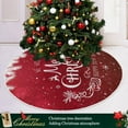 thumbnail image 6 of Coolnut Christmas Christmas Tree Skirt Home Decoration Large Round Christmas Tree Skirt for Holiday Party Home Christmas Day Ornaments,47.2", 6 of 6