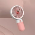 thumbnail image 4 of DEELLEEO Cute Fruit Mobile Phone Stand Strawberry Pineapple Avocado Handheld Small Fan Portable USB Charging Fan, 4 of 5
