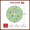thumbnail image 4 of Kll Avocado And Hearts Christmas Tree Skirt 36",Party Decorations Farmhouse For Christmas Decorations Holiday Party, 4 of 8