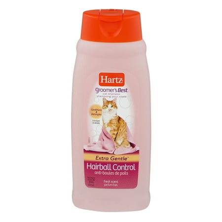 Hartz Groomer's Best Hairball Control Cat Shampoo Fresh Scent, 15.0 FL OZ