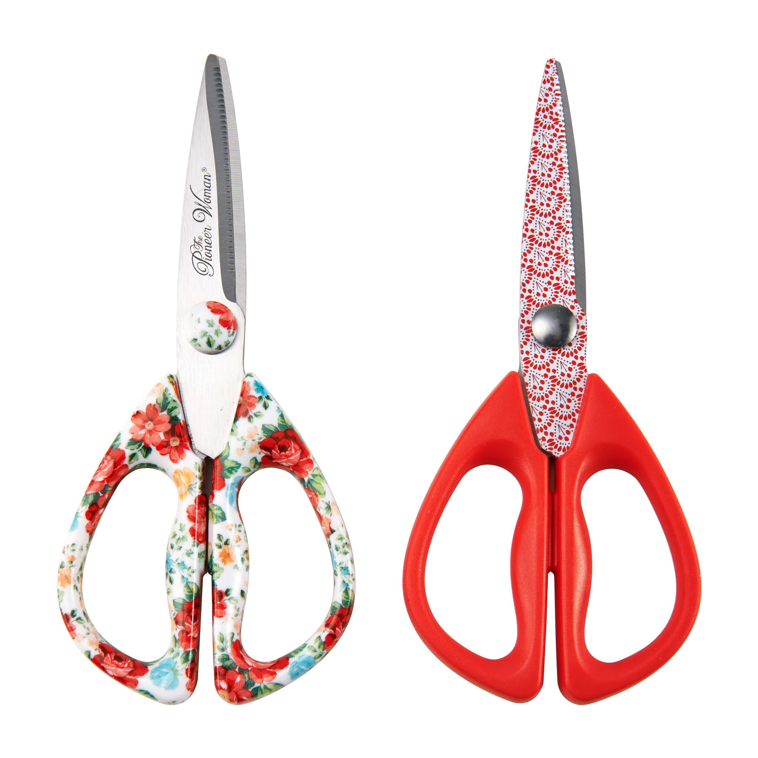 The Pioneer Woman Vintage Floral All Purpose Shears Set, 2-Pieces