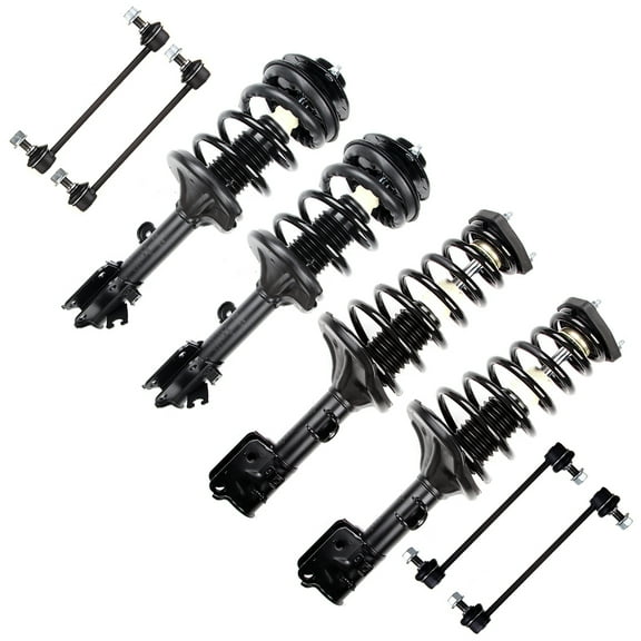SCITOO Strut Shock for Hyundai Tucson 2005-2009 ,for Kia for Sportage 2005-2010 , Complete Struts Assembly Stabilizer Bar Link Kit 8PCS