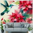 thumbnail image 4 of JEUXUS Birds with Flower Hanging Tapestry - Suitable for Hanging - Multiple SKUs Painting, 4 of 6