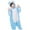 Sky Blue, variant on WOYY Children Cartoon Rabbit Onesie Conjoined Pajamas Hooded Jumpsuit, Sizes 4-5T