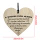 thumbnail image 5 of Xihbxyly Colgante de Corazón de Madera, Regalo Rústico de Agradecimiento, Perfecto para Profesores, Decoración Shabby Chic, Ideal Como Regalo de Despedida, Tamaño 10 X 10 Cm, Recuerdo Conmemorativo d, 5 of 5