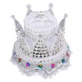thumbnail image 2 of Crown Shaped Ring Box Inlaid With Rhinestone Wedding Ring Case Luxury Ring Box, 2 of 8