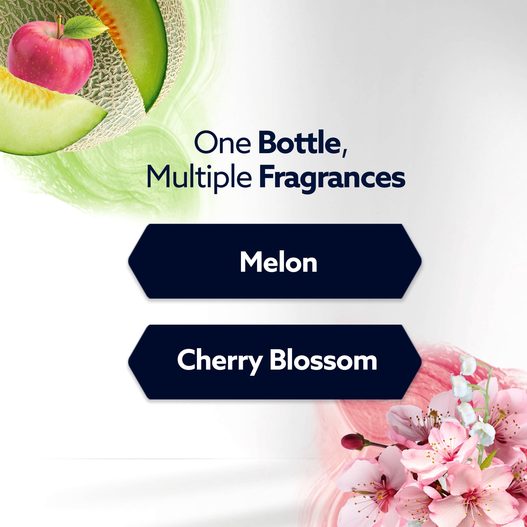 Glade® PlugIns® Refills with CustomScent Technology, Melon & Cherry Blossom, 2 Refills