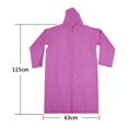 thumbnail image 3 of Poncho Imperméable Portable pour Adulte avec Capuches et Manches, 3 of 5