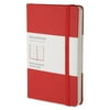 Hard Cover Notebook, 1 Subject, Narrow Rule, Red Cover, 5.5 X 3.5, 192 Sheets | Bundle of 5 Each