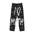 thumbnail image 4 of Balery Men'S I Love Math Pants,Sleepwear Pants,Pajama Pants,Pj Bottoms Drawstring And Pockets-Small, 4 of 9