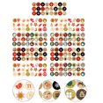 thumbnail image 3 of 9 Pcs Sealing Sticker Christmas Sticker Premium Christmas Labels Cookie Bags Stickers Self-Adhesive Sticker for Gift Bag, 3 of 6