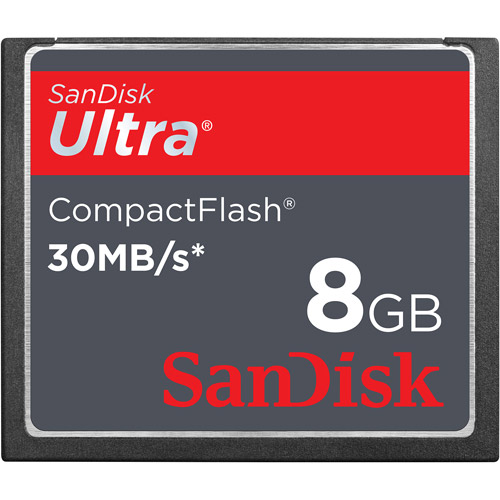 SanDisk 8GB/30MB Ultra CF Card ( SDCFH008GA11, US Retail Package