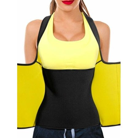 

Sinhoon Women Sweat Thermo Neoprene Body Shaper Gym Slimming Waist Trainer Bustier