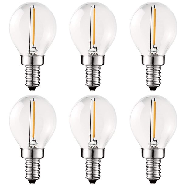 Luxrite Vintage S11 LED Night Light Bulbs Dimmable, 10W Equivalent