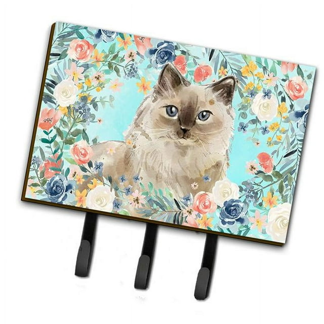 Carolines Treasures CK3396TH68 Ragdoll Printemps Fleurs Laisse Ou Porte-Clés