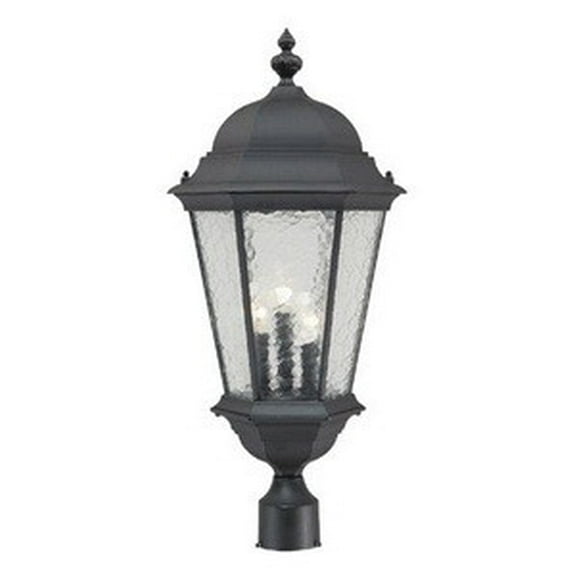 Acclaim Lighting 5527 Telfair 3 Light 27" Height Post Light - Black