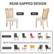 thumbnail image 5 of Juego de Fundas Impermeables para Asientos de Silla de Comedor, 8 piezas, Color Marfil, 5 of 7