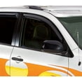 thumbnail image 1 of Convient 1999-2004 Jeep Grand Cherokee Auto Ventshade Rainguard 194650 Ventvisor; Design Aérodynamique; In-Canal; Fumée; Acrylique; Ensemble de 4, 1 of 4