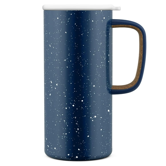 Taza de viaje Ello Campy con aislamiento al vacío, 530 ml, Xavier Navy