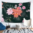 thumbnail image 4 of YFYANG Vintage Hibiscus Pattern Tapestry, Bedroom Dormitory Living Room Decoration Tapestrys Wall Hanging , 80 x 60 in, 4 of 8