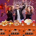 thumbnail image 4 of sunsanly Graduation Party Tablecloth Congrats Grad Printing Rectangular Plastic Table Cover Graduation Party Decoration, 4 of 8