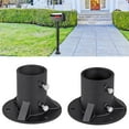 thumbnail image 4 of GLFILL Sturdy Steel Chain Link Fence Post Base for Multiple Applications- Easy 78MM, 4 of 6