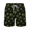 thumbnail image 6 of UVEASISHA Big and Tall Swim Shorts for Men St. Patrick's Day Quick Dry Bathing Suit Lucky Shamrock Printed Board Shorts Breathable Swimwear with Pockets Green M, 6 of 6