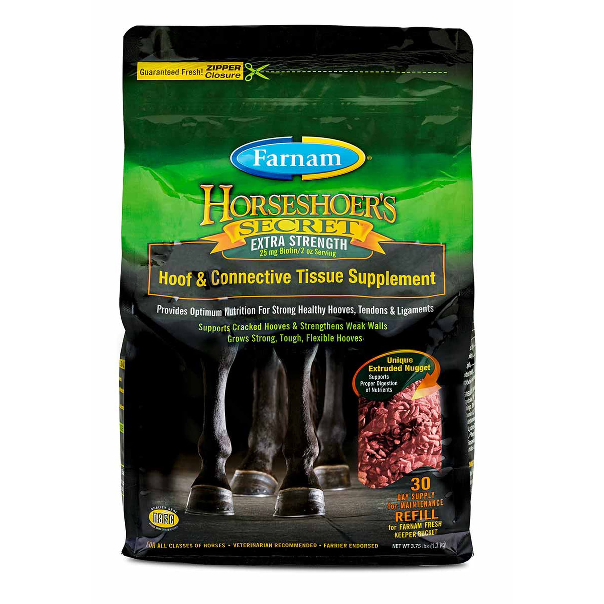 Farnam Horseshoer's Secret EXTRA STRENGTH 3.75 lbs 30 Day Supply 3.75 lbs 30 day supply