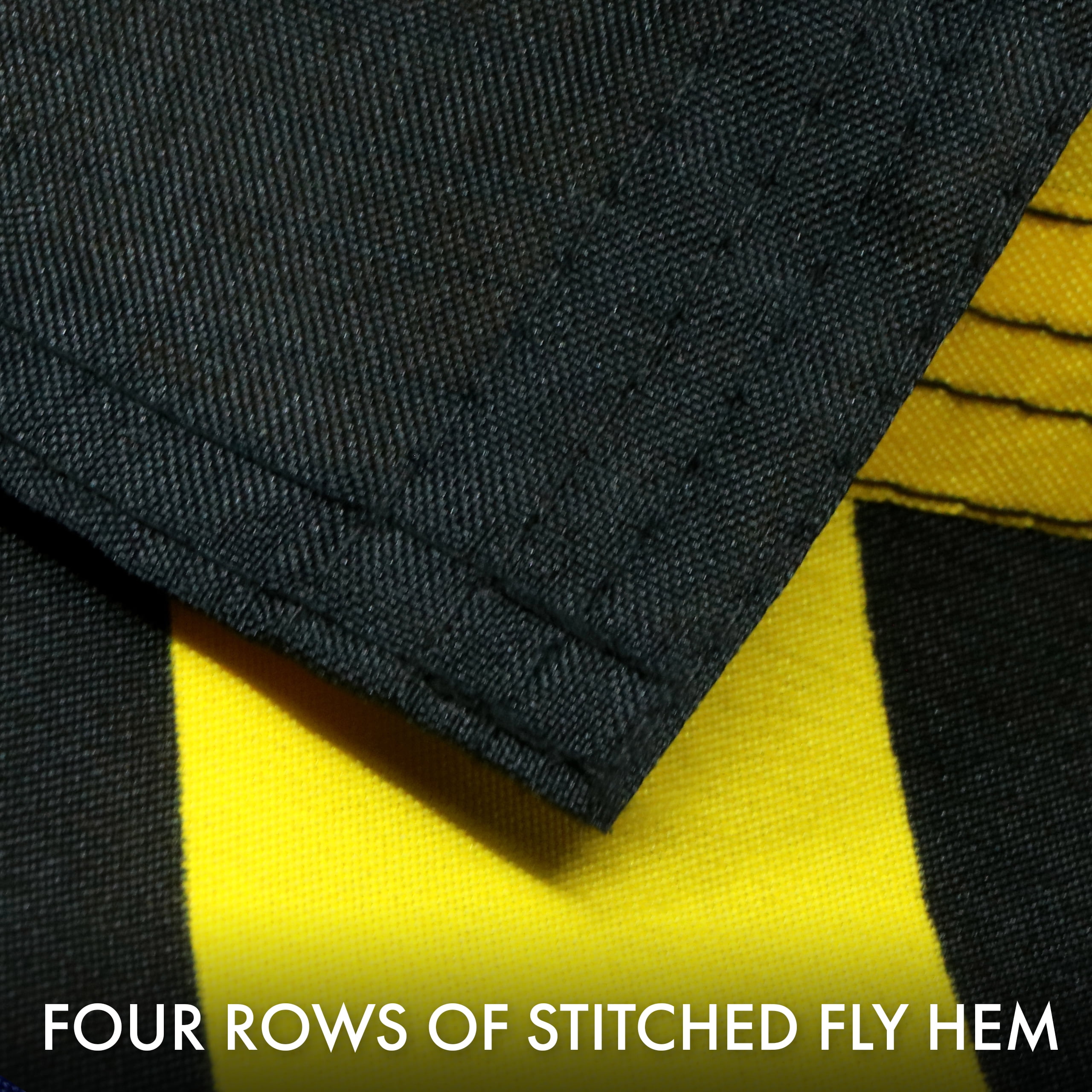 G128 Combo Pack: USA American Flag 3x5 Ft 150D Printed Stars & Black Lives Matter (Black/Yellow) 3x5 Ft 150D Printed