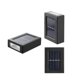 thumbnail image 3 of Paquete de pared LED solar para exteriores con 3 unidades de luz cálida, 3 of 6