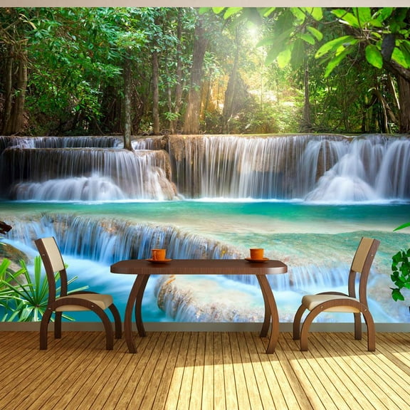 Tiptophomedecor Landscape Wallpaper Wall Mural - Awakening Of Nature
