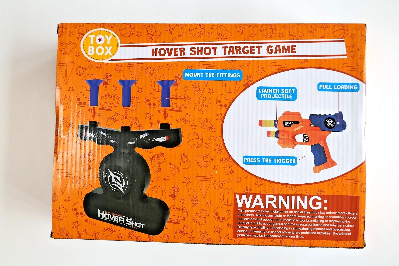 Blaster and Target Shooting Game With soft Darts