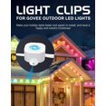 thumbnail image 5 of 65 Pcs Mounting Brackets for Govee H706/H706 Pro Permanent Outdoor Lights, Outdoor Light Mounting Clips Compatible with Govee H706A H706B H706C, 5 of 6