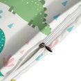 thumbnail image 4 of HAHDAXIA Child Cute Animal Pattern Bedding Solid Comforter Set for All Seasons,3 Pieces(1 Comforter+2 Pillowcases),Soft Microfiber Bedding Set Queen(90"x90"), 4 of 7
