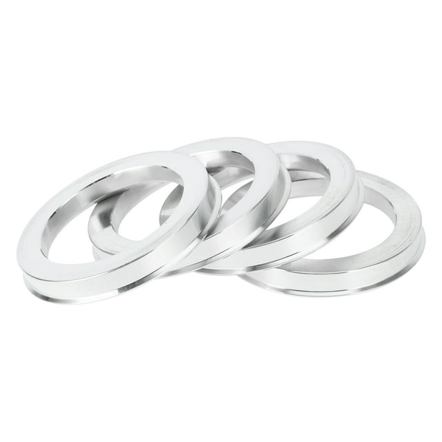 Anillos Centradores de Buje Unique Bargains, 54.1mm ID a 72.6mm OD, Anillos de Buje de Rueda de Vehículo de Aleación de Aluminio, 4 Pcs
